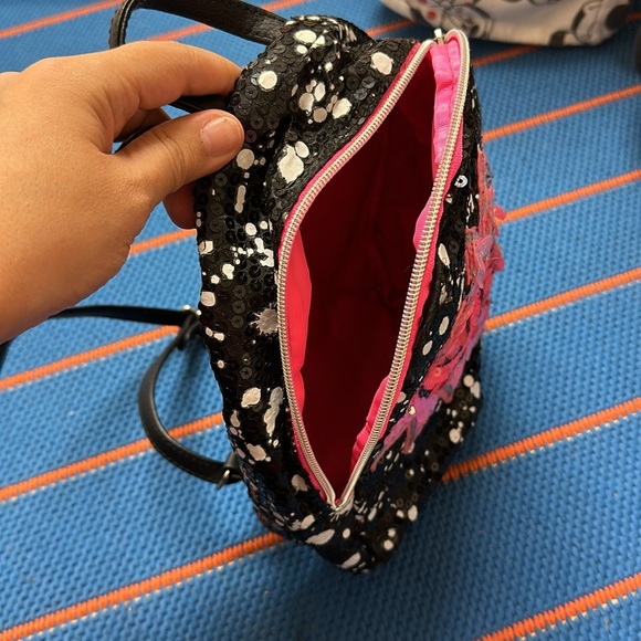 Girl’s Pink “G” Small Backpack from Justice - Picture 4 of 5